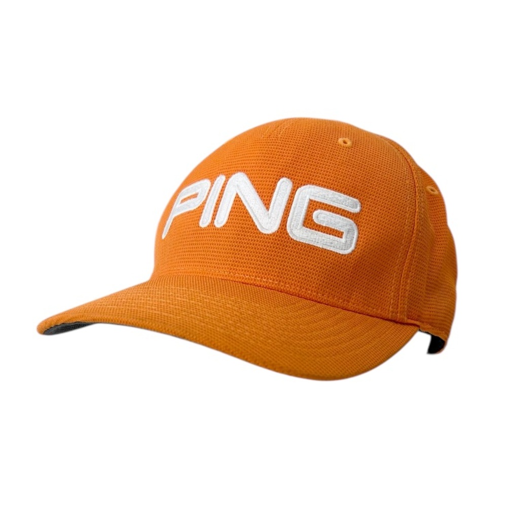 Ping Vibrant Flex Fit Orange Golf Cap
